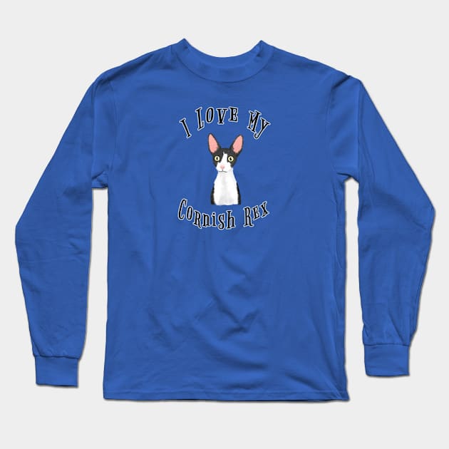 I Love My Cornish Rex Long Sleeve T-Shirt by Aeriskate